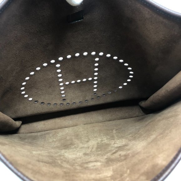 HERMES Evelyne Dark Brown Crossbody - Picture 7 of 13